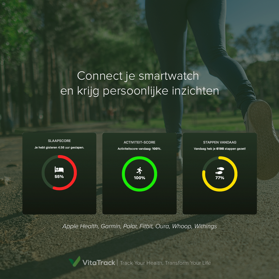 Persoonlijke inzichten uit bloedwaarden en wearable-data in VitaTrack